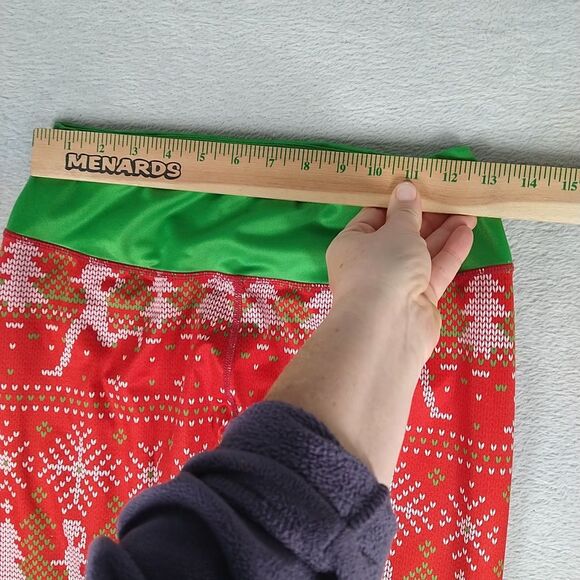 Gone For a Run Women's Running Capris Leggings Small Holiday Cross Stitch - Picture 4 of 10